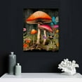thumbnail image 4 of COMIO Retro Mushroom Posters Floral Art Home Room Decor Vintage Aesthetic Posters Earthy Vintage Wall Decor Mushroom Canvas Art Painting for Living Room Bedroom Garden, 4 of 4