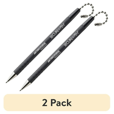 (2 pack) MMF, MMF28704, Secure-A-Pen Replacement Antimicrobial Pen, 1 Each