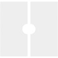 thumbnail image 4 of 36"OD x 7"ID x 12 1/2"C x 1"P Rubik Architectural Grade PVC Contemporary Ceiling Medallion, Two Piece, 4 of 11