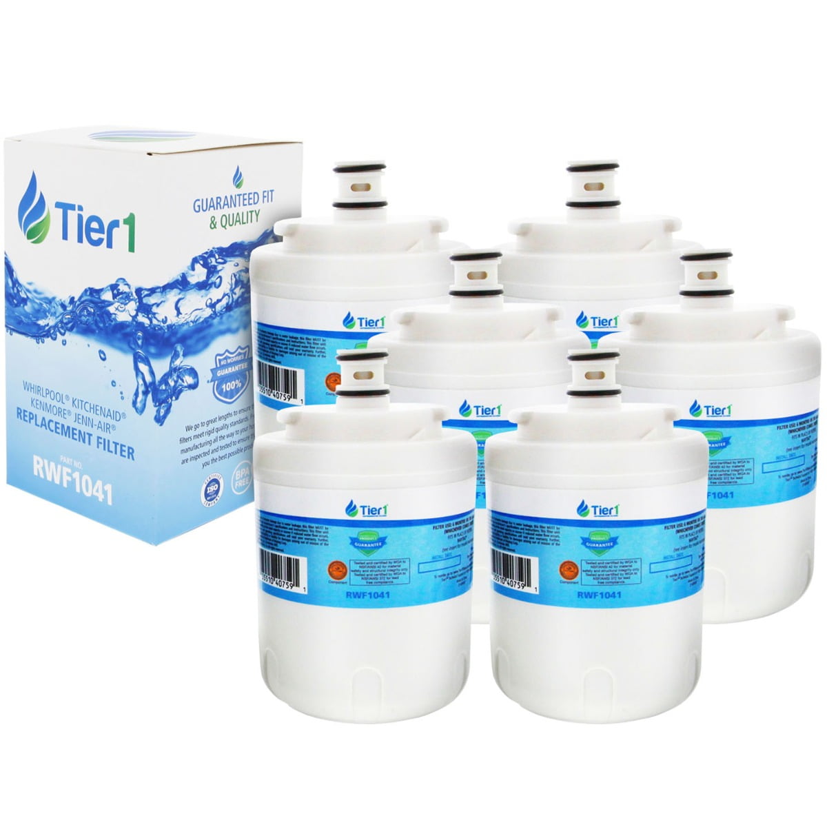 Tier1 UKF7003 Refrigerator Water Filter 6pk Replacement for Maytag
