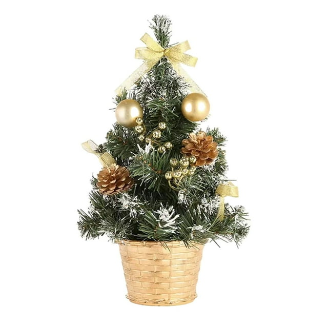 TIELUTT Mini Christmas Tree Christmas Decorations Festive Tabletop Pendants Mailbox Ornament and Christmas Bulbs Complete Ornament Set Small Ornament Set Snowflake Christmas Ornament