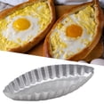 thumbnail image 2 of HomeLife 5Pcs Non-stick Tart Mold Reusable Aluminum Alloy Boat Shaped DIY Cake Muffin Mold for Kitchen, 2 of 11