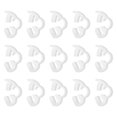 thumbnail image 1 of Uxcell 15pcs Doble Clip de Sujeción 4.3-5.7mm Abrazaderas de Plástico de Alta Resistencia Kit de Abrazaderas Ajustables para Plomería Automotriz Línea de Combustible, Blanco, 1 of 6