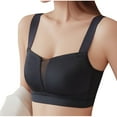 thumbnail image 2 of Women's Nylon Solid Color Lifting Gathering Bra for Everyday Wear and Comfort, 2 of 5