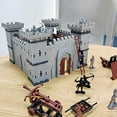 thumbnail image 1 of PXRJE Castle Castle Knights Acción Figura Juego del ejército de juguete con Castle de ensamblaje, Catapul PXRJE PXRJE, 1 of 2
