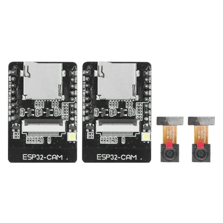 

Octpeak 2Pcs ESP32 CAM Development Module WiFi 2 In 1 Camera Board Electronic Component Wireless Development Module ESP32 CAM Development Module