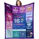 thumbnail image 1 of LHSHID 16th Birthday Gifts for Girls 16 Year Old Birthday Gifts 16 Year Blanket Gifts 16th Funny Gift Idea 16th Birthday Gift Ideas Gifts for 16 Year Old Female Women Girl Bestie Sister 30"x40", 1 of 7