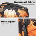 thumbnail image 4 of Pumpkin Oxford Fabric Waterproof Digital Bag Cable Organizer Travel Small Holder for Charger, Hard Drive - 5.9x9.44x3.14 in., 4 of 6