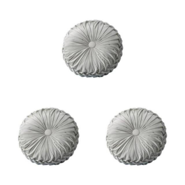 Baohd Versatile And Stylish Cushion Pillow For All Seating Needs Made With Polyester light grey 38CM 3Set
