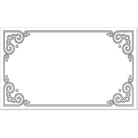 40 premium luxury decorative write on permanent rectangle labels