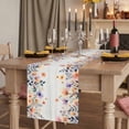 thumbnail image 2 of Table Runners 90 Inches Long Dress Scarves, Pink Spring Floral Farmhouse Coffee/Dining/Kitchen Table Runner for Living Room, Elegant Flowers Farmhouse Botanical Wooden 13x90 Inch, 2 of 9