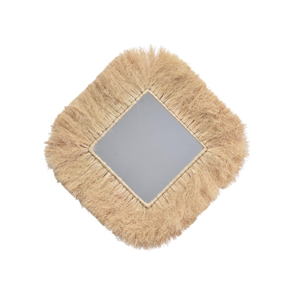jesticaly Farmhouse Wall Mirror Rustic Decorative Mirror Bathroom Entryway Nursery for Square