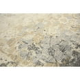 thumbnail image 3 of Alora Decor Euphoria 2'6" x 8' Floral Distress Beige/Gray/Rust/Blue Hybrid Rug, 3 of 3