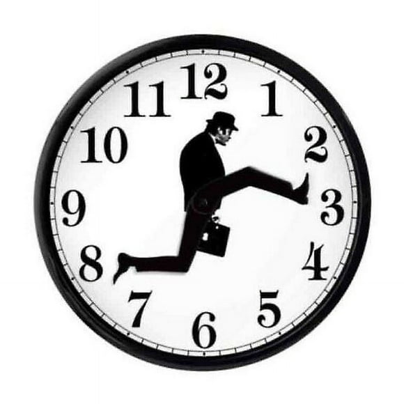 Customizable Brightness Wall Clock Decoration, Unique Multi Color Lighting Function Acrylic Frame Silent Quartz Clock for Home Heating Gifts