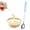 Blue, variant on 1 Pcs 6.93 Inches Stainless Steel Spoons with Shiny Ceramic Handle for Dessert/Tea/Coffee(B)
