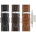 thumbnail image 4 of Morellato Panamera Watch Strap - Dark Brown - 20mm - Chrome-plated Stainless Steel Buckle - PERFORMANCE Collection, 4 of 8