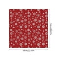 thumbnail image 3 of BAOPAI 22.05x20.87in Christmas Gift Wrapping Paper Durables Tear Resistant Paper With Snowflakes Reindeers Christmas Trees Patterns In Red And Green For Holiday Parties Gift Giving And Festive Decor, 3 of 6