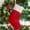 Red, variant on HongHeng 1Pc Plush Decorative Stocking, 11-inches Tall, Christmas Decorations
