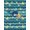 Blue, Pattern 13, variant on Design&I 8'x10' Washable Area Rug Extra Large Skid-Resistant Low Profile Ocean Whale Octopus Starfish Cartoon Animals Under Classroom Flowing Dynamic for Living Room, Family