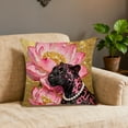 thumbnail image 6 of JoyMoreHome Panther Pattern Throw Pillow Cover, Soft Washable Decorative Pillowcase, 18x18 Inch Cushion Cover for Sofa, Chair, Livingroom, Bed, Car, 6 of 6