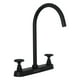 thumbnail image 1 of Mezcladora p/fregadero,manerales redondos,negro mate,Tubig Foset TBF-81M, 1 of 2