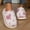 Shoes-A74Pink, variant on House Slippers for Women Cow Print Fuzzy Fluffy House Slippers Closed Toe Warm House Slippers Indoor Bedroom Home Winter Lounge Outfits