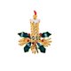 thumbnail image 1 of Moda Nueva Retro Navidad Holly Hojas Crystal Broches Pins Holiday Party Gifts Yuyangstore Broche, 1 of 8