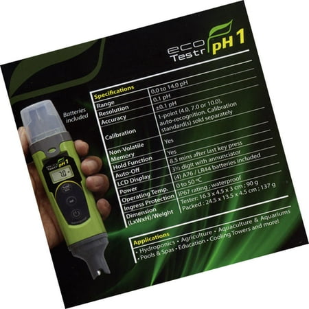 - Oakton EcoTestr pH1 Digital Waterproof pH Solution Tester Meter Pen | OK35423-00