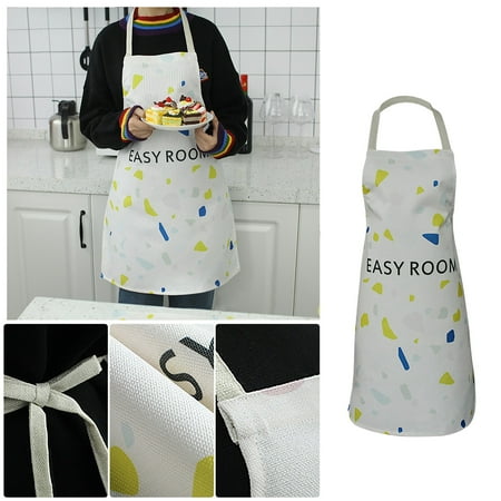 

NIUREDLTD Fabric Apron Oil Proof Clean Apron Kitchen Home Coffee Shop Full Body Apron