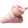 thumbnail image 5 of Hudson Baby Infant and Toddler Girl Cozy Fleece Booties, Pink Owl, 0-6 Months, 5 of 8