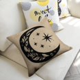 thumbnail image 5 of crescent stars tattoo linen toss pillowcase decoration pillowcase gifting preferred 24x24 inch cushion cover sofa pillowcase sofa bedroom living room car, 5 of 8