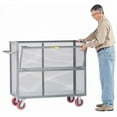 thumbnail image 2 of Durham 3STDG-EX3060-6PU-95 45 in. 3 Sided Mesh Truck, Gray - 3600 lbs, 2 of 2