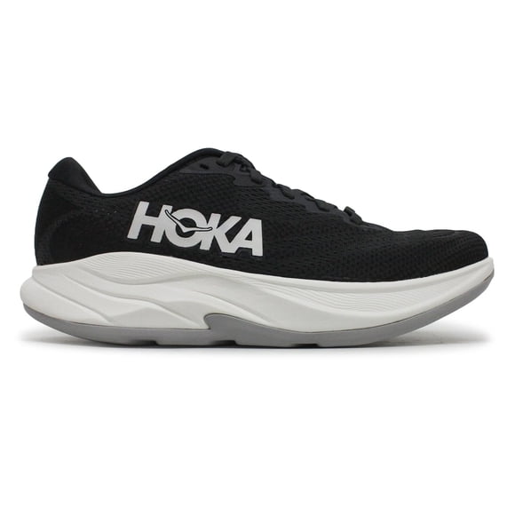 Zapatillas Hoka Rincon 4 para hombre, color negro y blanco, talla 11