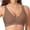 Brown, variant on Bras for Women Scalloped Full Coverage Tshirt Jelly Wireless Bralette Womens Seamless Jelly Bras 1 PC