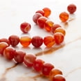 thumbnail image 2 of Bead Landing Red Dyed Stripe Agate Round Beads, 10mm, 12 Pack, 2 of 3
