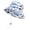White, variant on Kids Sun Hat, Toddler Whale Print Bucket Hat with Chin Strap, Breathable UPF Protection Hat for Boys Girls 1-8 Years