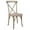 Driftwood, variant on AIZYT 2-Pack Natural with White Grain X-Back Chair Solid Wood Dining Chairs for Kitchen Table Farmhouse Style Country Home Decor
