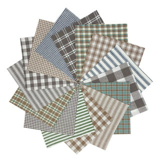 42Pcs 10x10 Quilting Cotton Fabric Squares Sheets Pre-Cut Multi