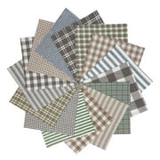 40+  Lightwash Neutral Homespun 6"x6" Pre-Cut Quilt Squares Gray Taupe Charm Pack by JCS Fabric