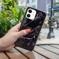 thumbnail image 5 of Dteck Phone Case for Apple iPhone 11 6.1 inch,Marble Stone Design Pattern TPU Soft Silicone Shockproof Ultra Slim Thin Anti-scratch Back Case Cover,Black Marble, 5 of 5