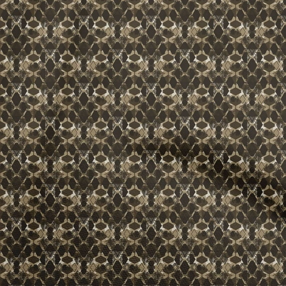 oneOone Viscose Jersey Light Brown Fabric Geometric Diy Clothing Quilting Fabric Print Fabric By Yard 60 Inch Wide