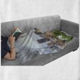 thumbnail image 6 of Minnesota Soft Flannel Fleece Blanket, Built Environment Architectural Building of Downtown Saint Paul Mississippi River, Cozy Plush for Indoor and Outdoor Use, 70" x 90", Multicolor, by Ambesonne, 6 of 6