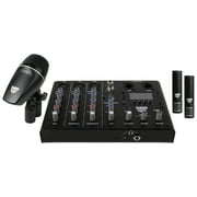Sabian Sound Kit 4-Piece Drum Mic and Mixer System