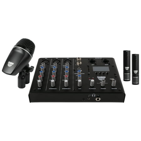 Sabian Sound Kit 4-Piece Drum Mic and Mixer System