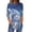 Blue -AP62, variant on Lumtrix Christmas 3/4 Length Sleeve Crewneck Shirt Women Funny Xmas Party Xmas Snowman Print T-Shirts Winter Family Party Matching Shirts Blue S