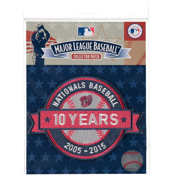 Washington Nationals 10 Years Anniversary and Commemorative Patch - No Size