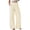 Khaki women's wide leg trousers a1, variant on BRELIL Women's Striped Wide Leg High Waisted Trousers with Pockets Casual Loose Long Pants Officewear Lounge Palazzo Baggy Fall Fashion Outfits, Khaki M