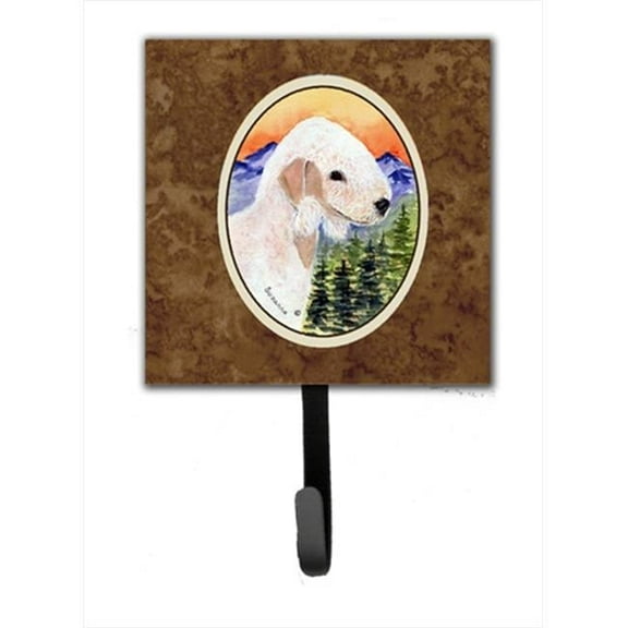 Bedlington Terrier Leash Holder Or Key Hook