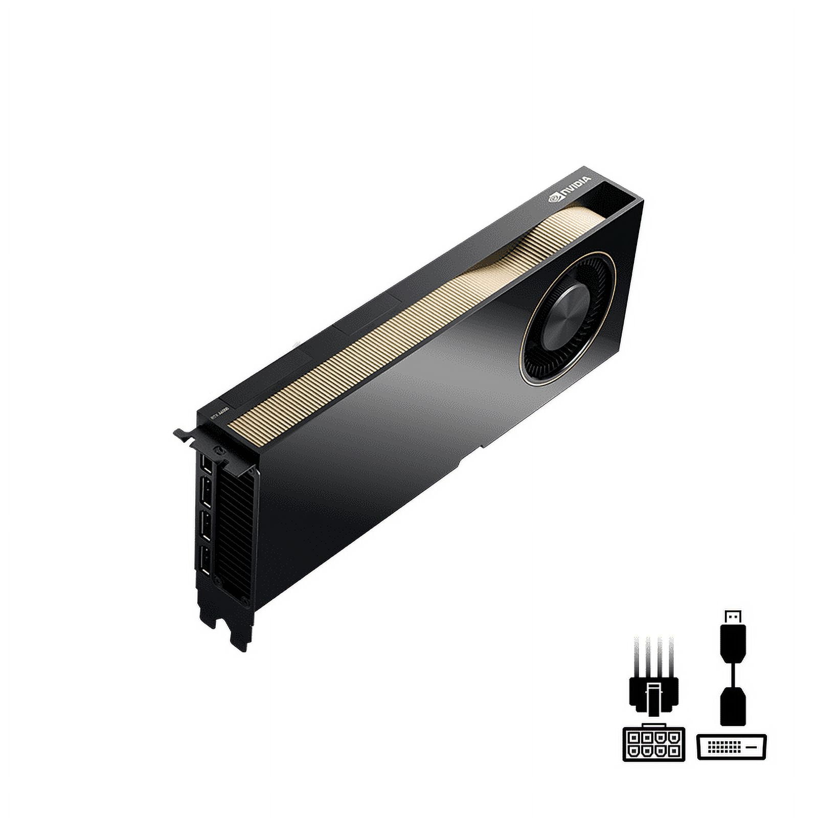 PNY NVIDIA Quadro RTX A6000 Graphic Card - 48 GB GDDR6 - 384 bit Bus Width - PCI Express 4.0 x16 - DisplayPort