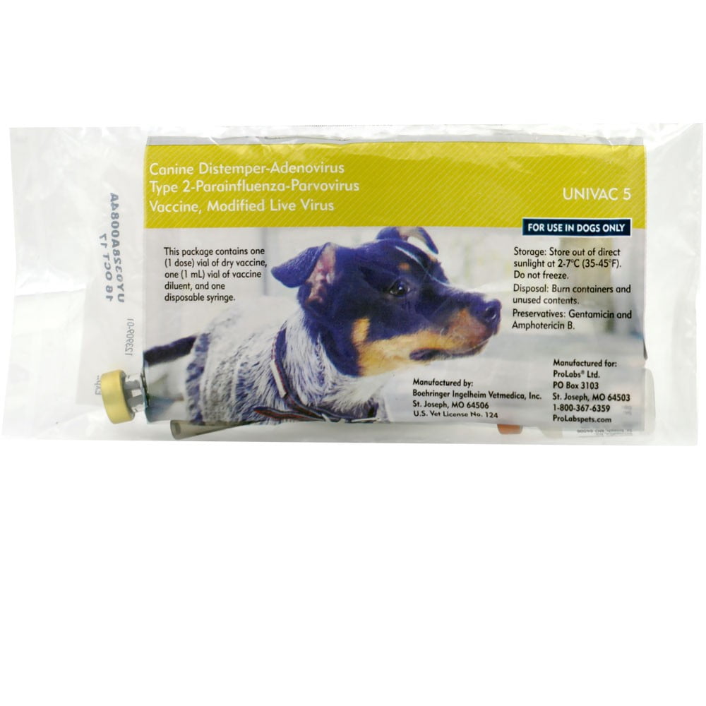 UNIVAC 5 Puppy Shot 1 Dose - Walmart 